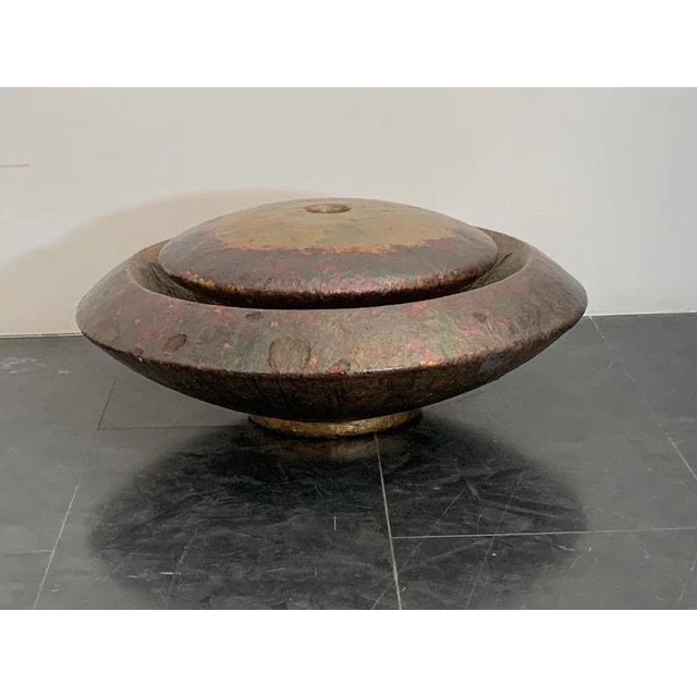 Disco Astrale Abstract Sculpture by Ravi Sing for Marco Polo Italia, 1990s, in Flawless conditions. Designed 1990 to 1999...