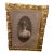 Antique Photo Frame . Antique Gilded Frame With an Oval Victorian Cabinet Card Portrait. For Sale