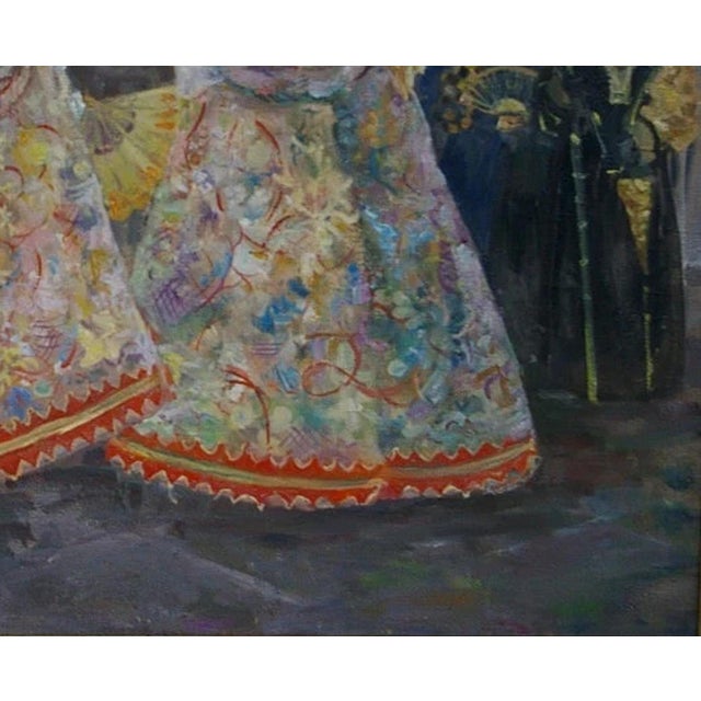 2000 - 2009 Venice Carnival Oil Painting, Ukrainian Artist, Socialist Realism 85-105 For Sale - Image 5 of 6