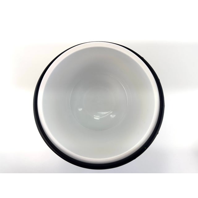 1960s Mid-Century Modern Culver Black and Gold Lowball Glasses With Coordinating Ice Bucket – Set of 5 For Sale - Image 9 of 10
