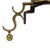 Metal Federal Style Brass Beehive Fireplace Andirons C1920 For Sale - Image 7 of 10