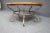 Century Distressed Cherry & Iron Coffee Table For Sale In Philadelphia - Image 6 of 8