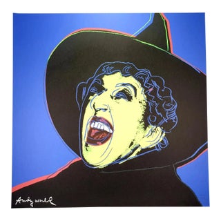 1986 Andy Warhol Lithograph the Witch Carnegie Museum of Art Edition For Sale