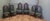 A Good Set of 10 Victorian Gothic Jacobean Style Oak Dining Chairs This is a superb well carved set of High Back Dining...