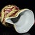 Chinese Mid 20th Century Chinese Red & Yellow Wucai Monk’s Cap Ewer, Chinese Dragon Pattern Porcelain Pitcher For Sale - Image 3 of 9