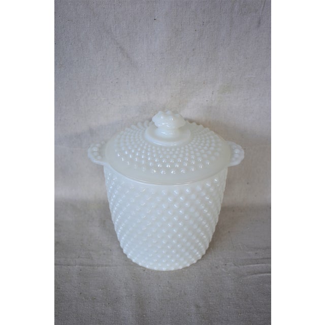 Vintage Milk Glass Ice Bucket Chairish