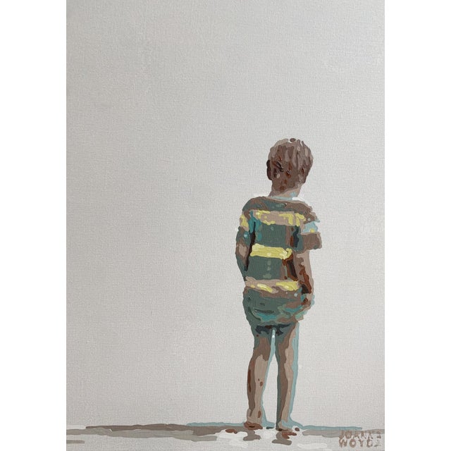 Joanna Woyda, The Beach: A Step, 2024, Acrylic on Canvas For Sale - Image 3 of 6
