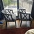 Pair of Professionally Restored Vintage Barrel Accent Chairs in Hollywood Regency Style For Sale In Chicago - Image 6 of 12