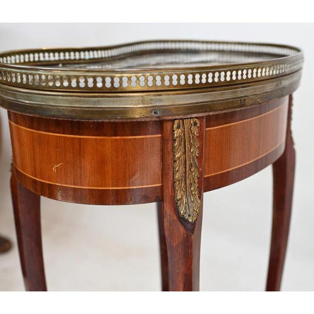 Elegant pair of French Empire style bedside chests - or nightstands Circa 1930 Bought from a dealer on Marche Biron at...