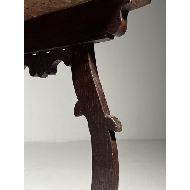 Brown 19th Century Italian Side Table For Sale - Image 8 of 18