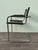 Metal Vintage Italian Chair in Chromed Steel and Black Leather, 1970s For Sale - Image 7 of 14