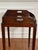 Brown 19th Century English Mahogany Butler Serving Tray on Stand For Sale - Image 8 of 17