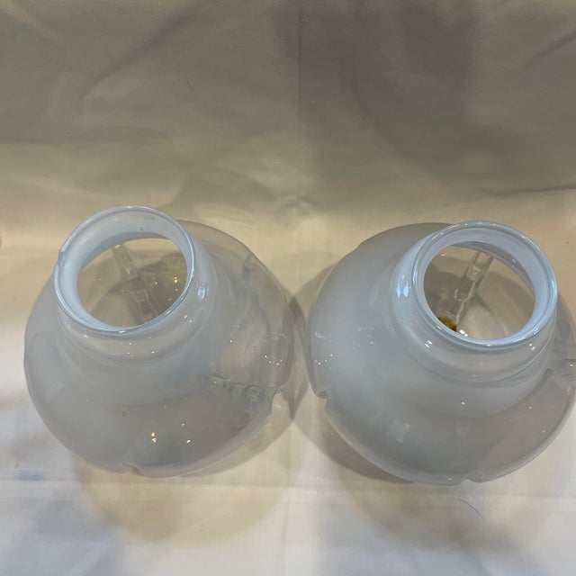 Brown 1960s 3 Hand-Blown Glass Shades for Mazzega by Carl Nason Mid-Century For Sale - Image 8 of 12