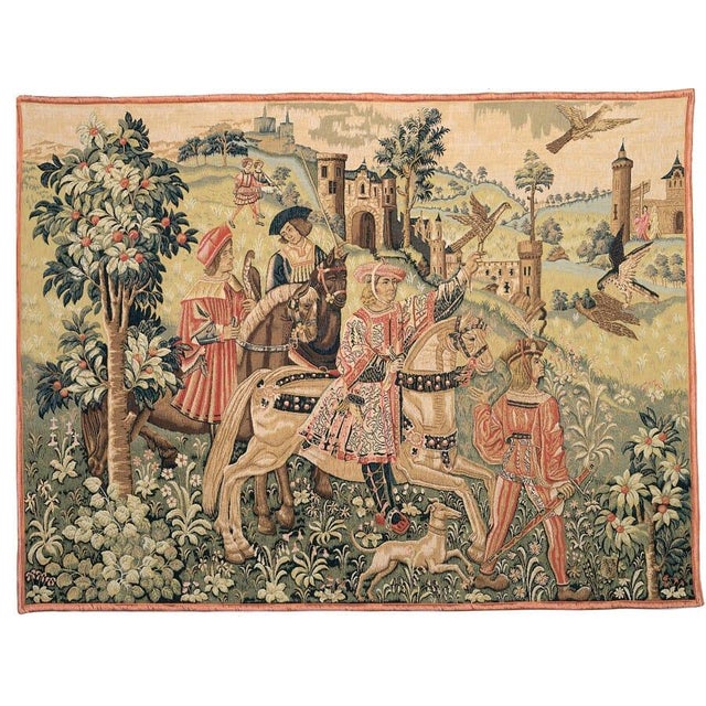 Originally woven in the Loire Valley in France, this early sixteenth century tapestry now hangs in the Cluny Museum in...