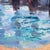 Vintage Original Coastal Waterfront Landscape Oil Painting Original vintage oil painting depicting a quiet waterfront...