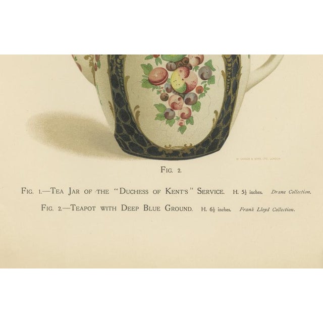 J. H. Thorpe, Worcester Porcelain Decorative Objects, 1910, Chromolithograph on Paper For Sale - Image 9 of 10