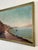 Baby Blue Antique French Seaside Painting For Sale - Image 8 of 10