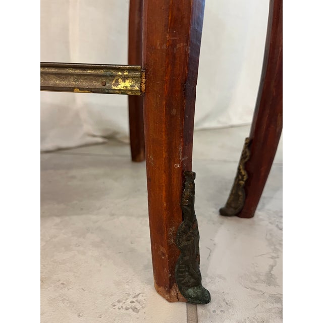 Mid-Century French Louis XV Style Marquetry Side Tables For Sale - Image 14 of 16