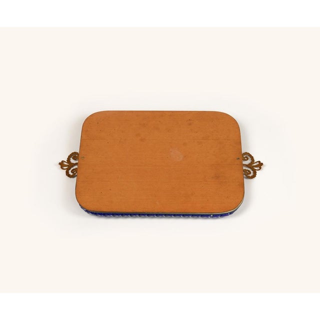 Italian Mirror-Engraved Murano Glass Serving Tray by Ercole Barovier, 1950s For Sale - Image 13 of 14