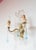 Vintage French Wall Sconce in Brass with Pink or Blue Glass Drops, 1960s For Sale - Image 6 of 7
