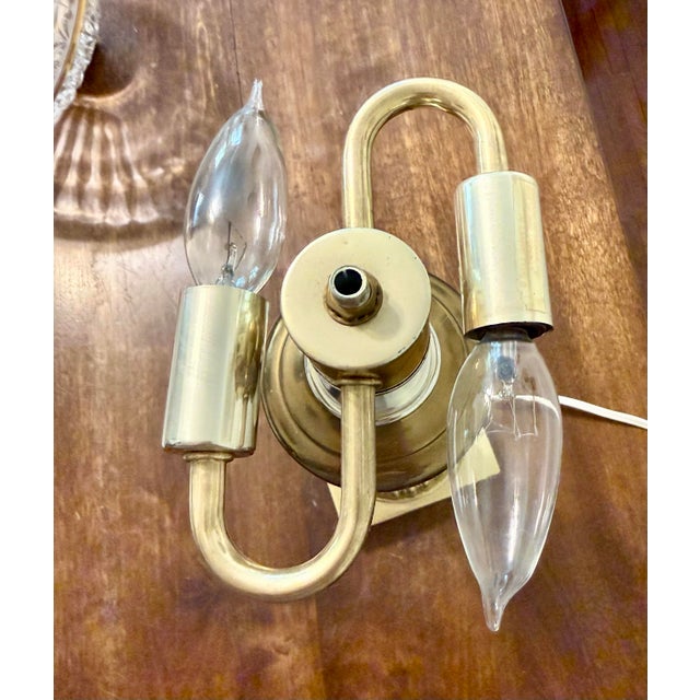 Crystal Hollywood Regency Boudoir Lamp For Sale - Image 12 of 12