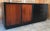Harvey Probber rosewood and ebonized mahogany twelve drawer dresser recently restored. This item includes restricted...