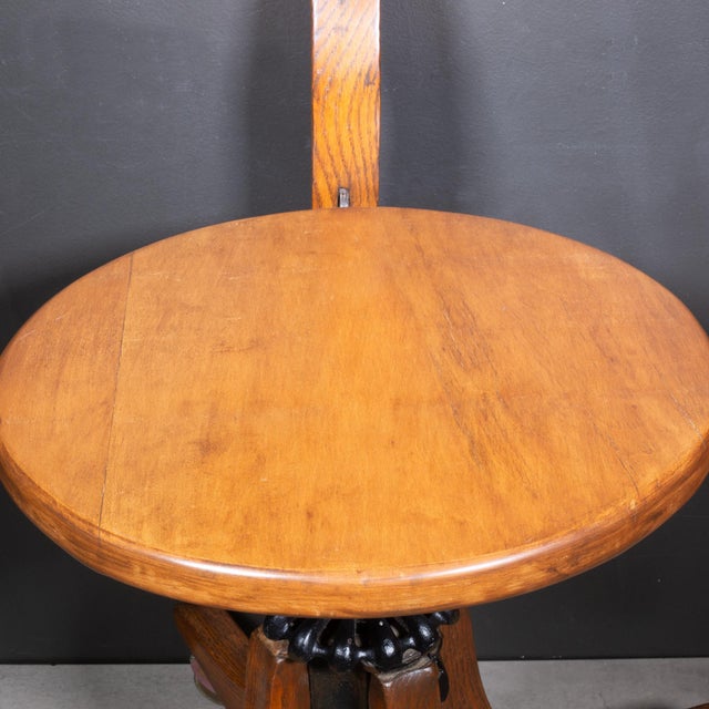 19th C. Heywood Brothers & Wakefield Company Stenographer's Chair c.1897 For Sale In San Francisco - Image 6 of 9