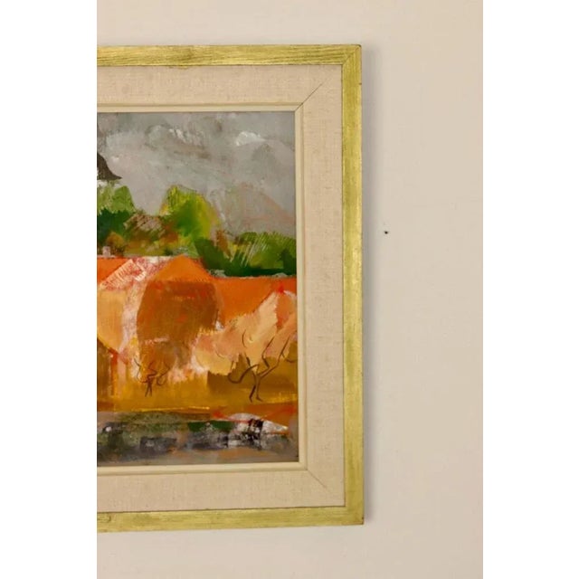 1950s Marie Ekbom, Abstract Landscape, 1958, Oil, Framed For Sale - Image 5 of 11