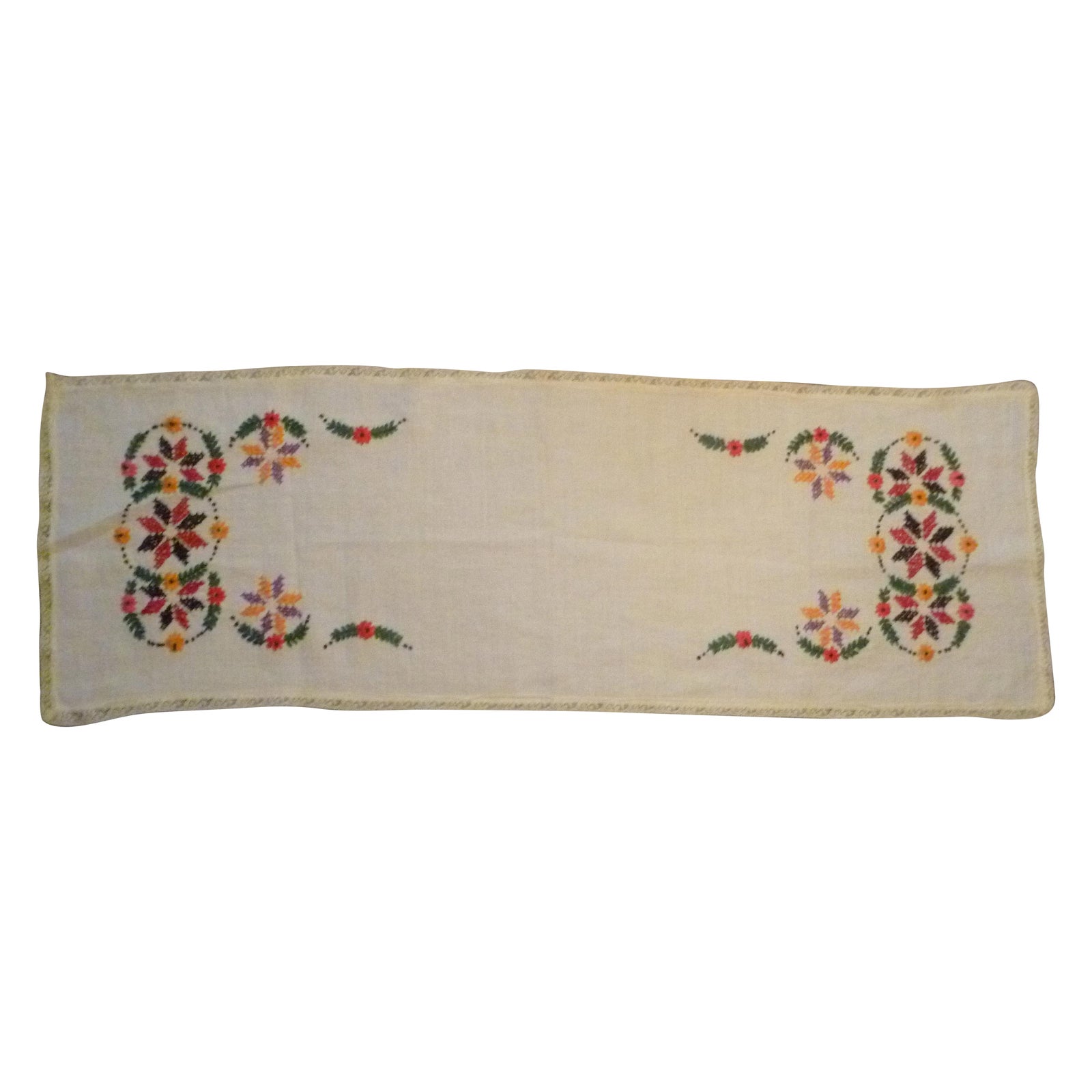 Vintage Europe Handmade German Polish Linen Table Runner Chairish