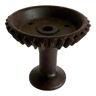 Industrial Cast Iron Footed Plateau For Sale