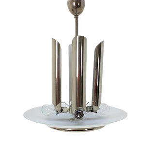 Art Deco Chrome Pendant, 1930s For Sale