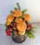 Vintage Kim Originals Mushroom Fruit Nuts Greenery Centerpiece W/ Spider For Sale - Image 4 of 11