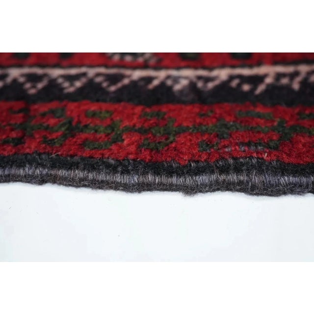 Vintage Balouch Rug 1'10'' x 2'7'' For Sale - Image 4 of 12