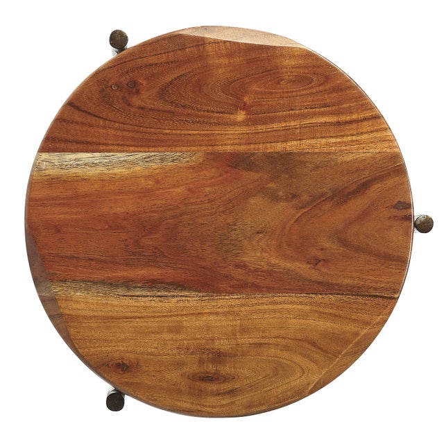 2020s Brisbane Live Edge Accent Table, Multi-Color For Sale - Image 5 of 6