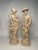 This delightful pair of chinoiserie figurines are stately in detail and height. The pair made out of resin depicts a woman...