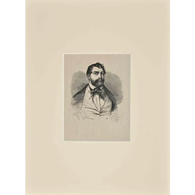 Modern Giuseppe Balbiani, The Portrait, Lithograph, 19th Century For Sale - Image 3 of 3