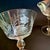 A sophisticated pair of vintage Colony Glass champagne coupes or tall sherbet glasses in the elegant Danube pattern....