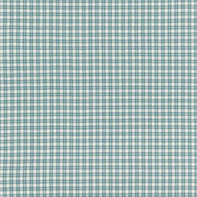 Sample - Schumacher Abington Square Fabric in Capri For Sale