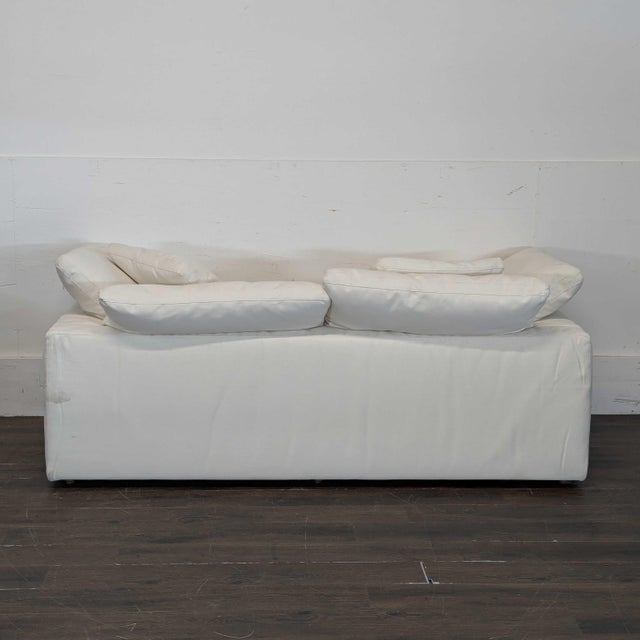 Restoration Hardware Cloud 7-Foot Sofa For Sale In San Francisco - Image 6 of 9