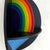 1970s Rainbow Wall Sculpture from Lucio Del Pezzo, 1977 For Sale - Image 5 of 9