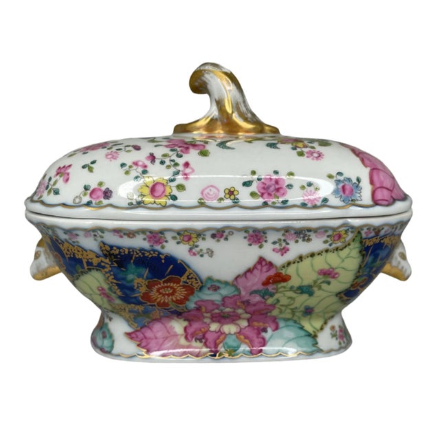 Early 19th Century Early 19th Century Small Mottahedah Tobacco Leaf Tureen For Sale - Image 5 of 8