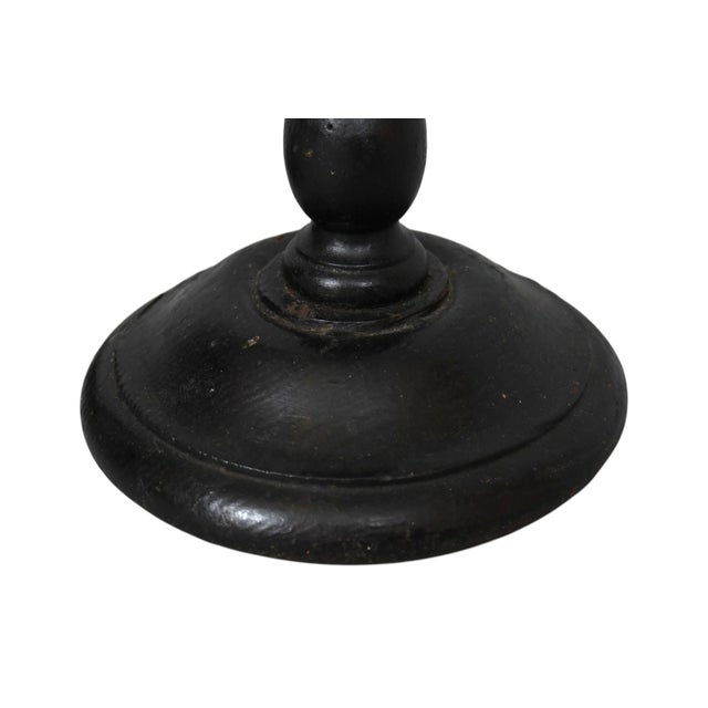 Spool Turned Pricket Floor Candlestick Holders, a Pair For Sale In Tampa - Image 6 of 6