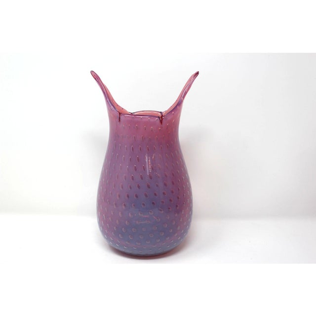 Price reduced $200. Now only $399! Ercole Barovier was one of Murano's most famous Glass Masters. This lovely vintage vase...