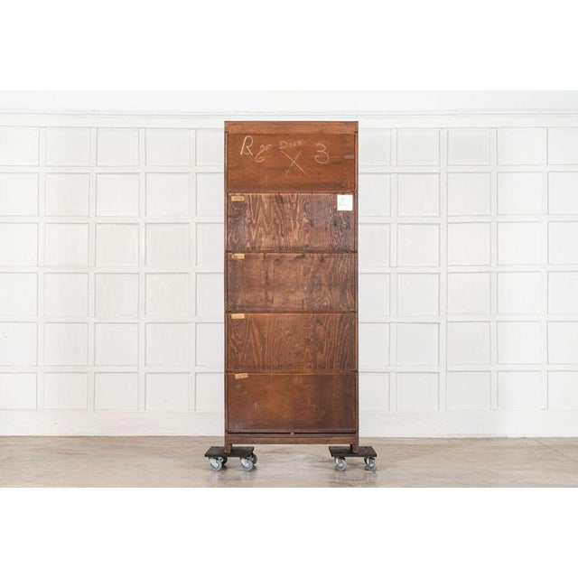 Large Gunn Glazed Sectional Bookcase in Mahogany, 1900 For Sale - Image 16 of 17