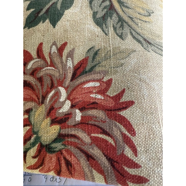 Textile 1970s Mid-Century Modern Custom Drapery With Valance- 11 Piecrs For Sale - Image 7 of 11