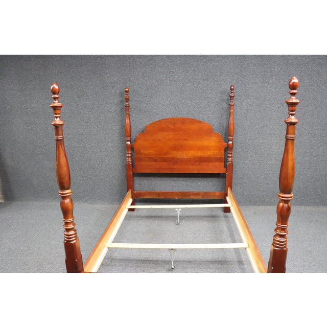 Pennsylvania House Cherry Poster Bed Full/Double For Sale In Philadelphia - Image 6 of 9