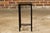 Louis Vuitton Leather Top Small Side Table with Custom Metal Base and Stretchers For Sale - Image 10 of 12