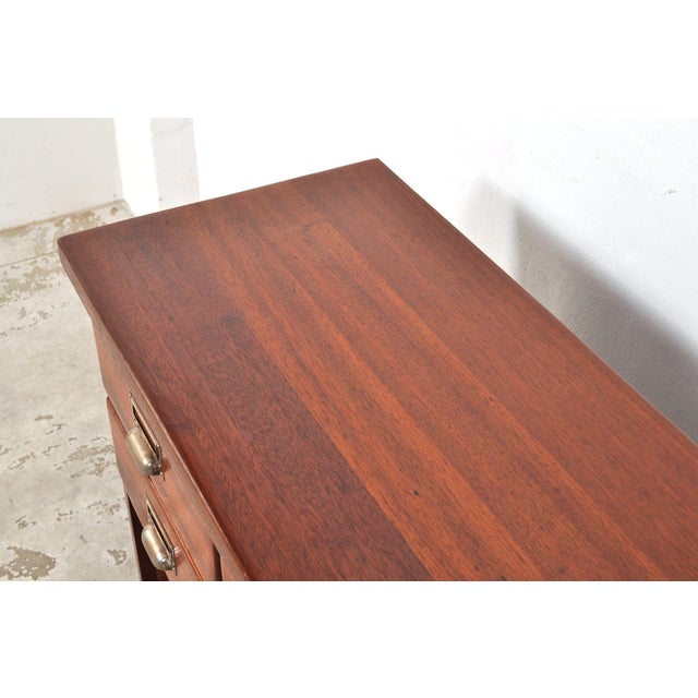 Wood Vintage Mahogany Shop Cabinet, 1930s For Sale - Image 7 of 15