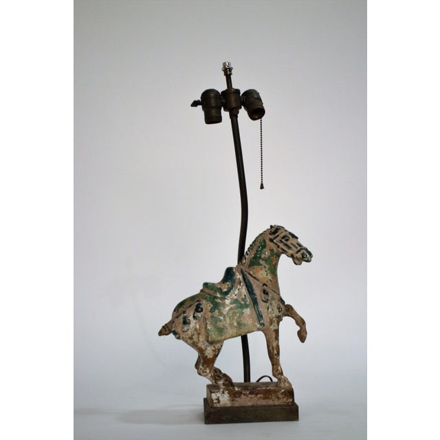 Tang Dynasty Style Horse Lamp Chairish