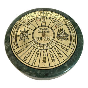 Vintage 40-Year Perpetual Calendar